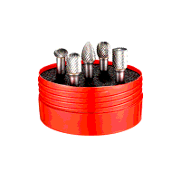 Dormer P88001 5 Piece Rotary Burr Set
