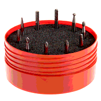 Dormer P88006 10 Piece Rotary Burr Set