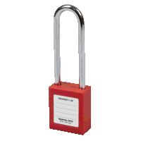 Sealey EV12 Safety Lockout Padlock - Long Shackle