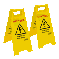 Sealey EV19 EV/Hybrid Floor Warning Signs - P...