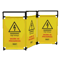 Sealey EV20 Folding Safety Barrier for Hybrid...