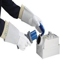 Electrician Glove Cover White 9 (1 Pair)