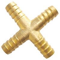 1/2inch Hose ID Brass Equal Cross Hose Tail