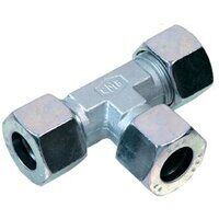 16mm Equal Tee Steel Heavy Series Compression...