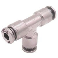 4mm Equal Tee Stainless Steel 316 Push-In Fit...