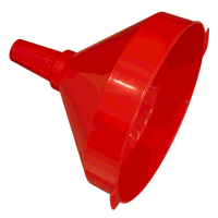 Sealey F8 Fixed Spout Funnel with Filter 300mm - Extra-Large