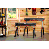 Sealey FDT52 Adjustable Sawhorse Set 2pc