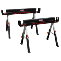 Sealey FDT52 Adjustable Sawhorse Set 2pc