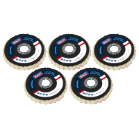 Sealey FFD5 Felt Flap Disc 115mm 22mm Bo...