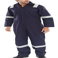 FIRE RETARDANT NORDIC DESIGN BOILERSUIT NAVY BLUE 42