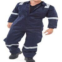 FR BURGAN BOILERSUIT ANTI-STATIC NAVY BLUE 50