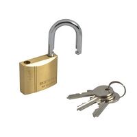Faithfull Brass Padlock 40mm 3 Keys