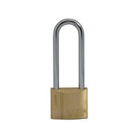 Faithfull Brass Padlock 40mm Long Shackl...