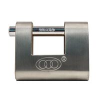 Faithfull Brass Shutter Padlock 80mm