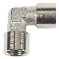 1/8inch BSPP Female Equal Tee Nickel Plated Brass Threaded Adaptor