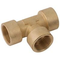 1/2inch BSPP Female Equal Tee Brass Adaptor