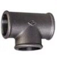 3/4inch BSPP Female Equal Tee Beaded DIN Blac...