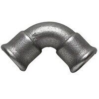 1 1/2inch BSPP Female Short Bend 90 DIN Blac...
