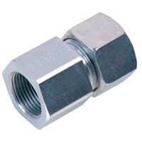 16mm x 1/2inch BSPP Female Stud Coupling Stee...