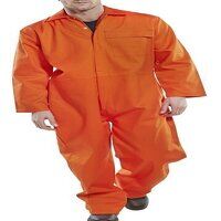 Fire Retardant Boilersuit Orange 40