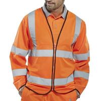 Fire Retardant Hi-Vis Jerkin Orange XXXL
