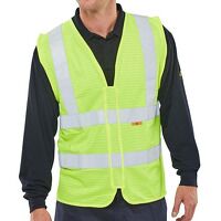 Fire Retardant Hi-Vis Waistcoat Saturn Yellow...