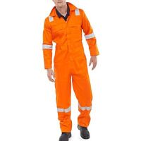 Flame Resistant Burgan Boilersuit Anti-Static Orange 44