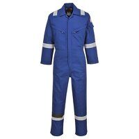 Portwest Flame Resistant Light Weight Anti-Static Coverall 280g (Royal Blue / XL / R)