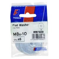 ForgeFix Flat Washers ZP M8 x 40mm ForgePack ...