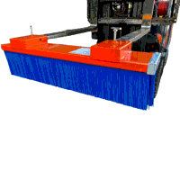 1200mm Light Duty Fork Mounted Sweeper