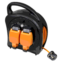 Sealey GCR30 30m Weatherproof Extension Reel with Thermal Trip 2 x 230V