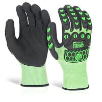 Glovezilla Sandy Nitrile Coated Glove Green X...