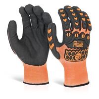 Glovezilla Sandy Nitrile Coated Glove Orange ...