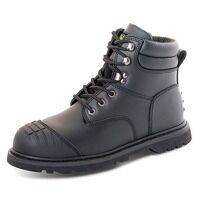 Goodyear Welt Boot With Scuff Cap Black Size ...