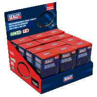 Sealey HT104RDB Rechargeable Head Torch with ...