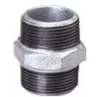 1inch BSPT Hexagon Nipple Galvanised Malleabl...