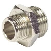 1inch BSPP Equal Hexagon Nipple Nickel Plated...