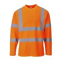Portwest Hi-Vis Cotton Comfort T-Shirt L/S  (...