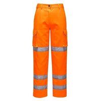 Hi-Vis Ladies Three Band Work Trousers (Orang...