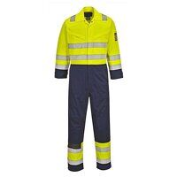 Hi-Vis Modaflame Coverall (Yellow/Navy / M / R)