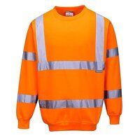 Hi-Vis Sweatshirt (Orange / XL / R)