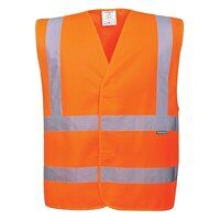 Hi-Vis Two Band & Brace Vest (Orange / 4X5X /...