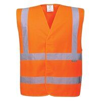 Hi-Vis Two Band & Brace Vest (Orange / LXL / ...