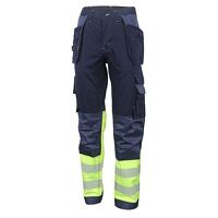 Hi-Vis Two Tone Trousers Saturn Yellow/Navy 40S Cert Code: TTT