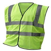 Hivis Mesh Vest Saturn Yellow M