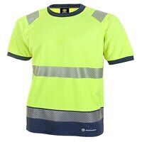 Hivis Two Tone Short Sleeve T Shirt Saturn Ye...