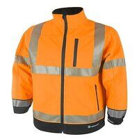 Hivis Two Tone Softshell Orange / Black M