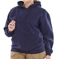 Hooded Sweatshirt Navy Blue XL