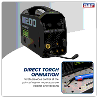 Sealey IMIG200P Multi-Process Inverter Welder 200A  Plasma Cutter 40A