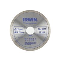 IRWIN Continuous Rim Diamond Blade 115 x 22.2...